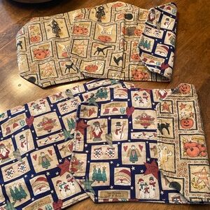 Debbie Mumm reversible holiday placemats